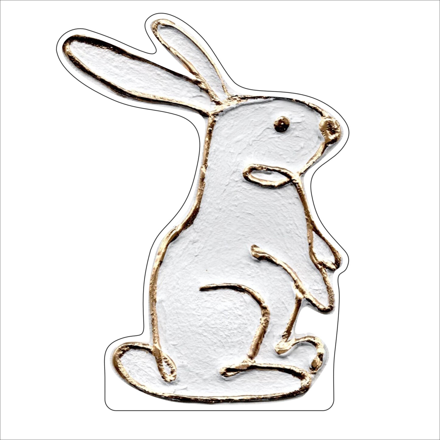 LFA-075 White Bunny | 0.75Acrylic Contour |