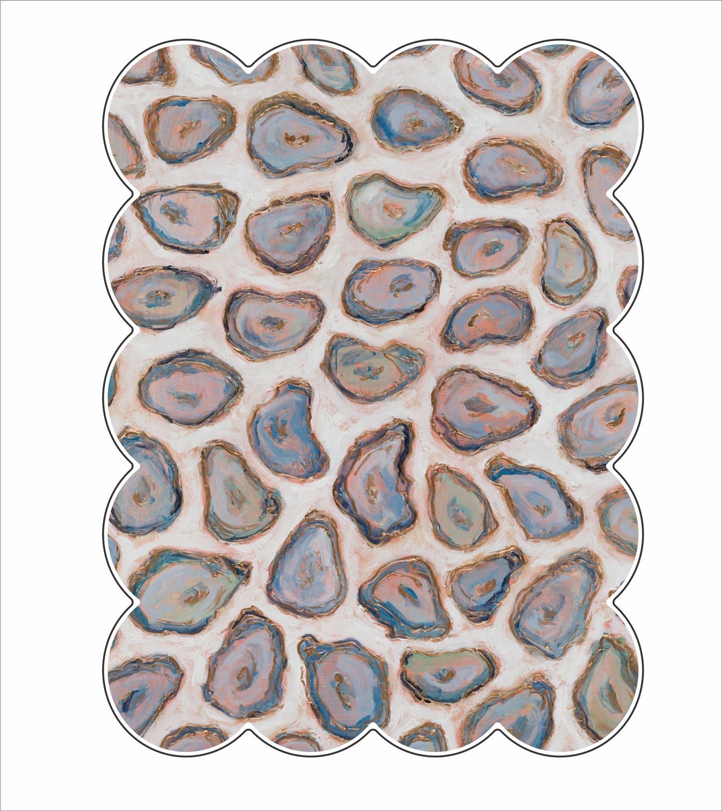 LFA-087 Oyster Photo Frame | Acrylic Contour |
