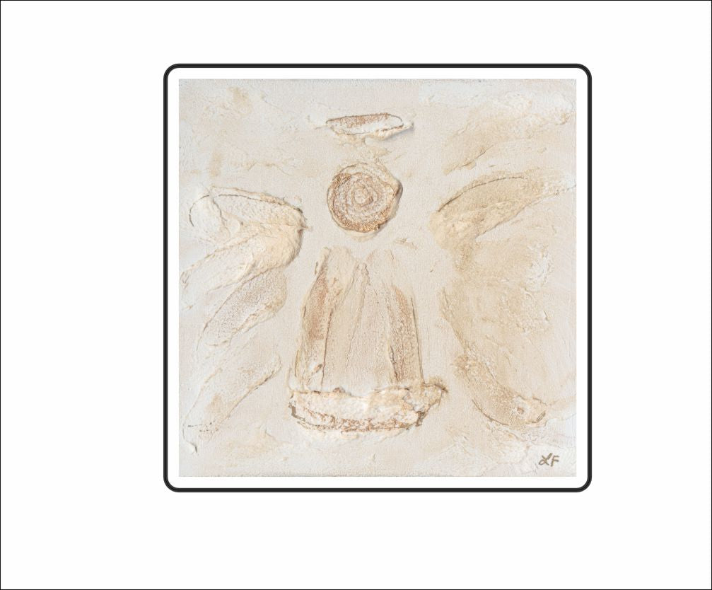 LFA-093 Angel Block Magnet | 0.125Acrylic Magnet |
