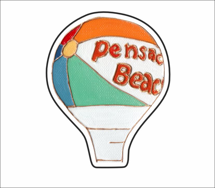 LFA-101 Pensacola Hot Air Balloon Magnet | 0.125Acrylic Magnet |
