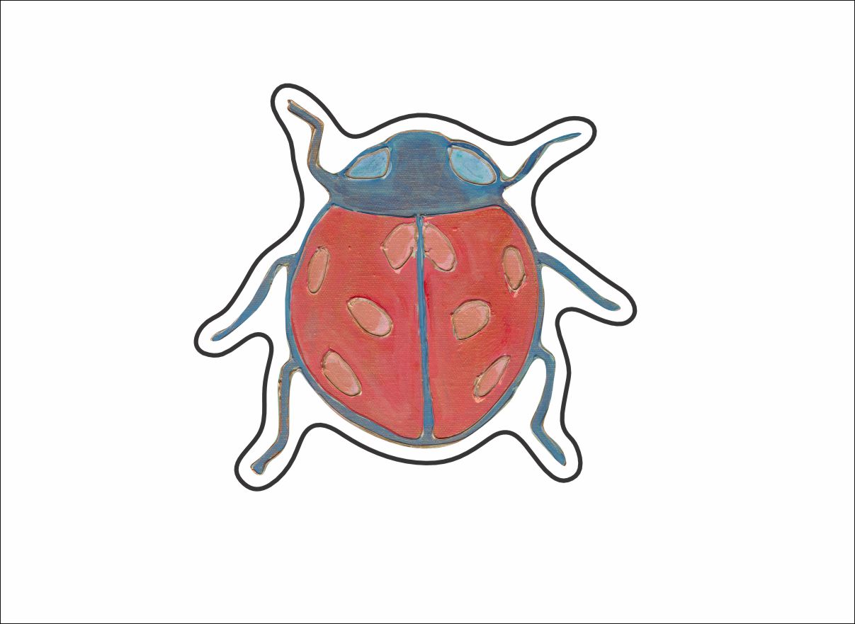 LFA-104 Ladybug Magnet | 0.125Acrylic Magnet |