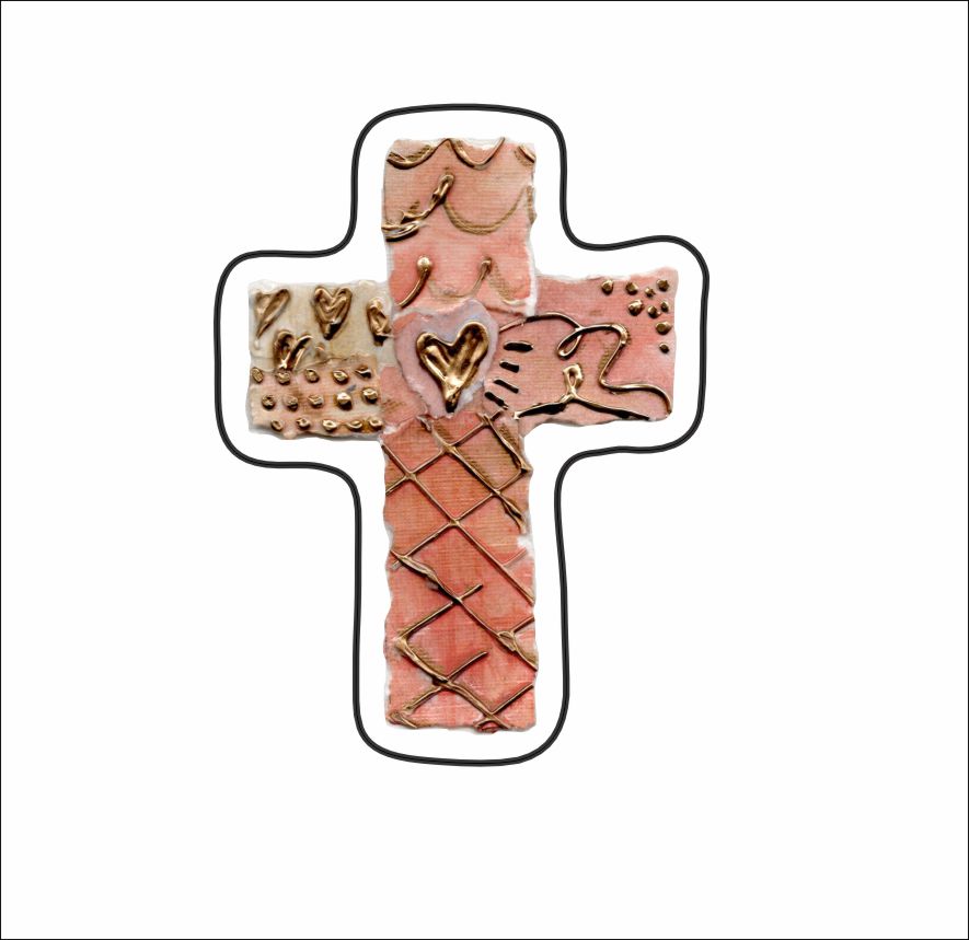 LFA-111 Pink Cross Magnet | 0.125Acrylic Magnet |