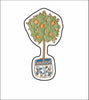 LFA-118 Orange Topiary Magnet | 0.125Acrylic Magnet |