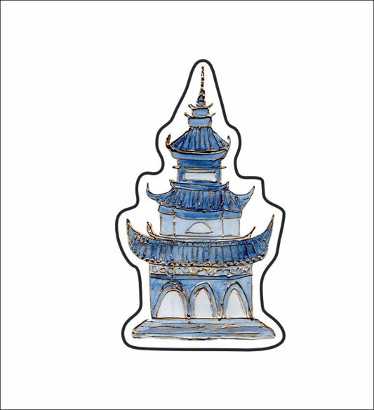 LFA-120 Pagoda Magnet | 0.125Acrylic Magnet |