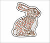 LFA-122 Pink Bunny Magnet | 0.125Acrylic Magnet |