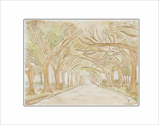 LFA-126 Tree Tunnel Block | 0.75Acrylic Contour |