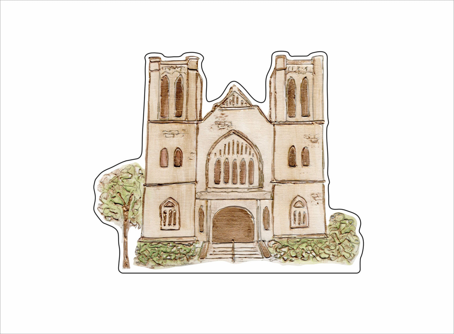 LFA-151 Methodist Church | 0.75Acrylic Contour |