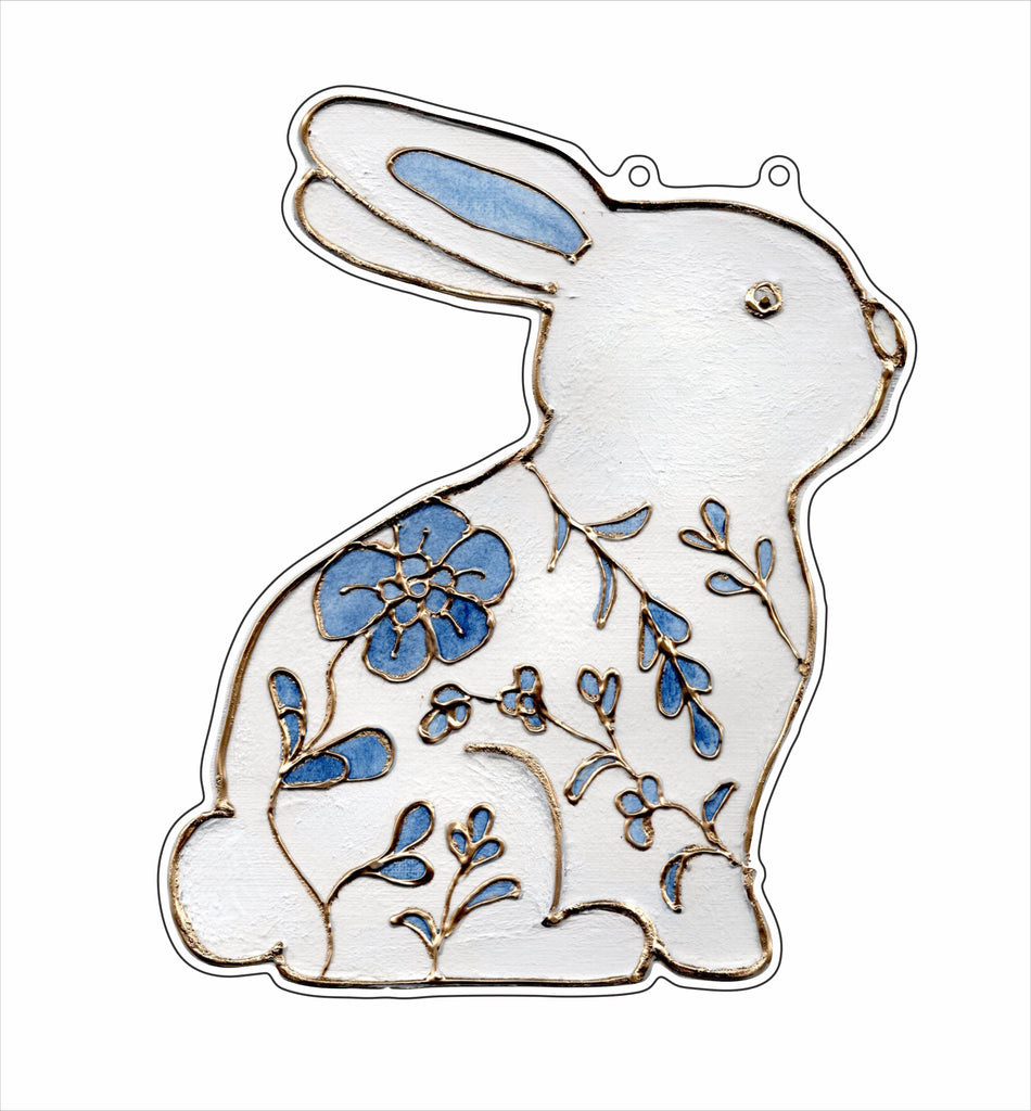 LFA-153 Blue Bunny Door Charms | 0.125Acrylic Contour |