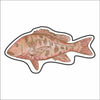 LFA-159 Snapper Fish Magnet | 0.125Acrylic Magnet |