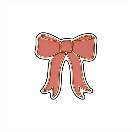 LFA-168 Pink Bow Magnet | 0.125Acrylic Magnet |