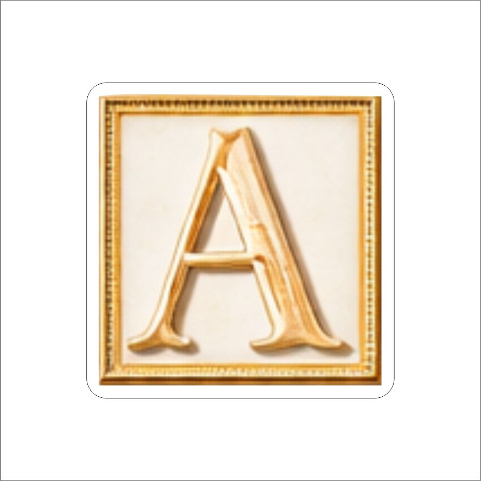 LFA-178 Letter A Magnet | 0.125Acrylic Magnet | Components