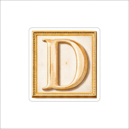 LFA-181 Letter D Magnet | 0.125Acrylic Magnet | Components