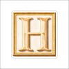 LFA-185 Letter H Magnet | 0.125Acrylic Magnet | Components