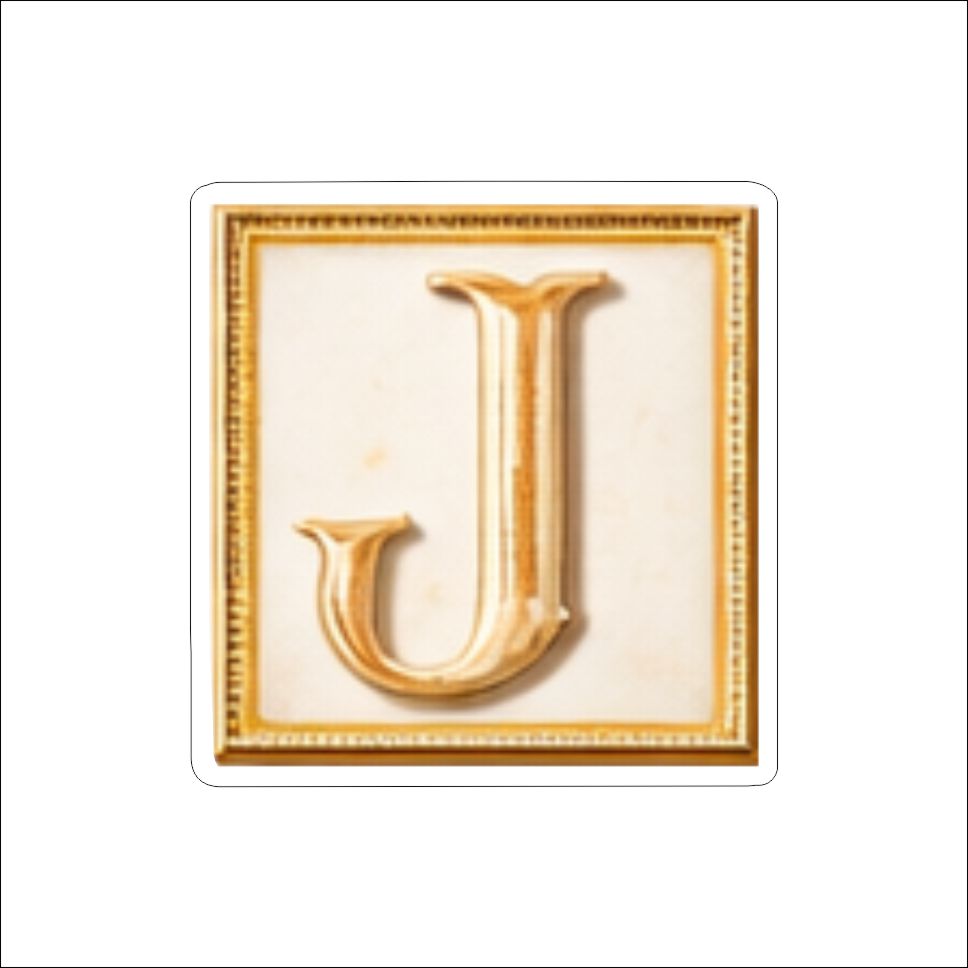 LFA-187 Letter J Magnet | 0.125Acrylic Magnet | Components