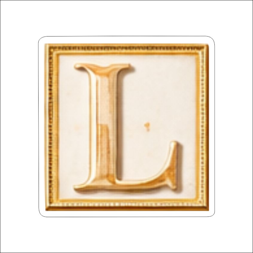 LFA-189 Letter L Magnet | 0.125Acrylic Magnet | Components