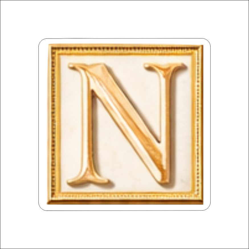 LFA-191 Letter N Magnet | 0.125Acrylic Magnet | Components