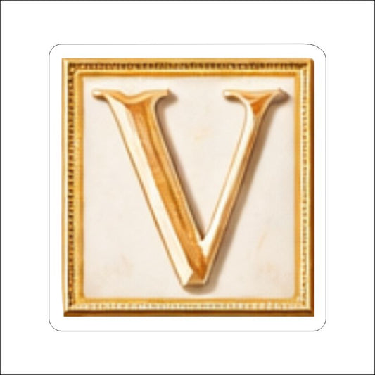 LFA-199 Letter V Magnet | 0.125Acrylic Magnet | Components