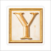 LFA-201 Letter Y Magnet | 0.125Acrylic Magnet | Components