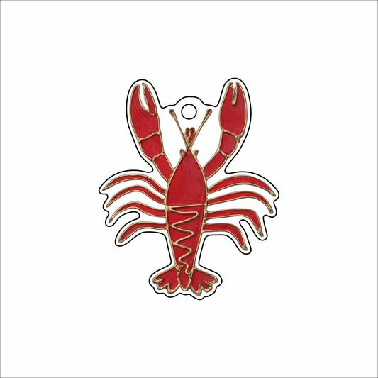 LFA-205 Crawfish Ornament | 0.25Acrylic Ornament |