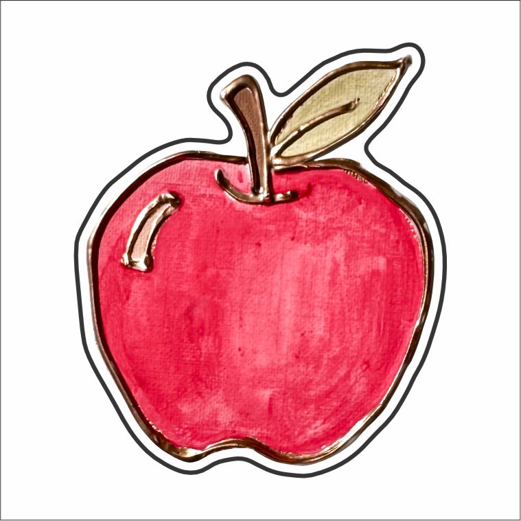 LFA-209 Apple Magnet | 0.125Acrylic Magnet