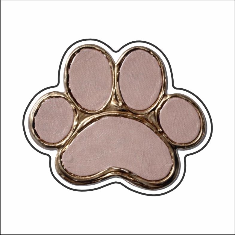 LFA-210 Paw Print Magnet | 0.125Acrylic Magnet