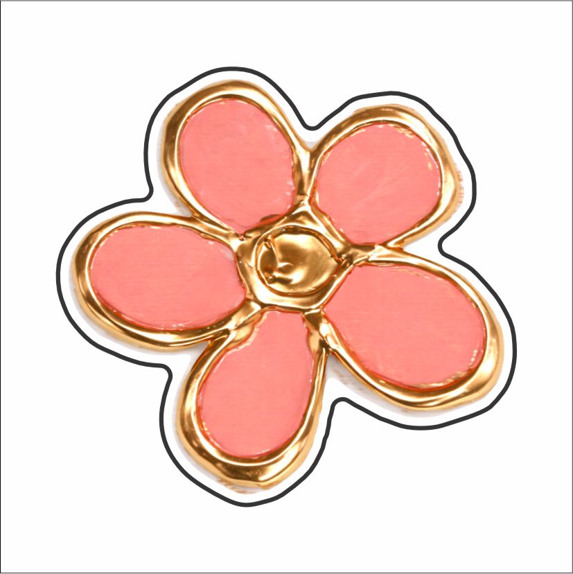 LFA-212 Flower Magnet | 0.125Acrylic Magnet