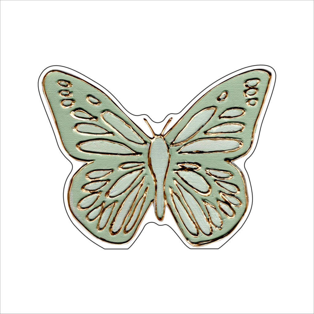 LFA-214 Sage Butterfly | 0.75Acrylic Contour |