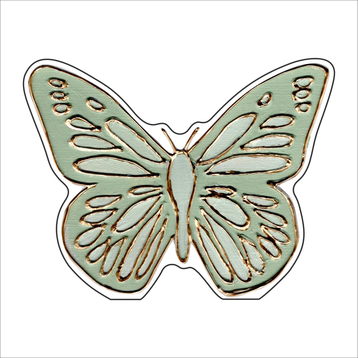 LFA-215 Sage Butterfly Mini | 0.50Acrylic Mini |