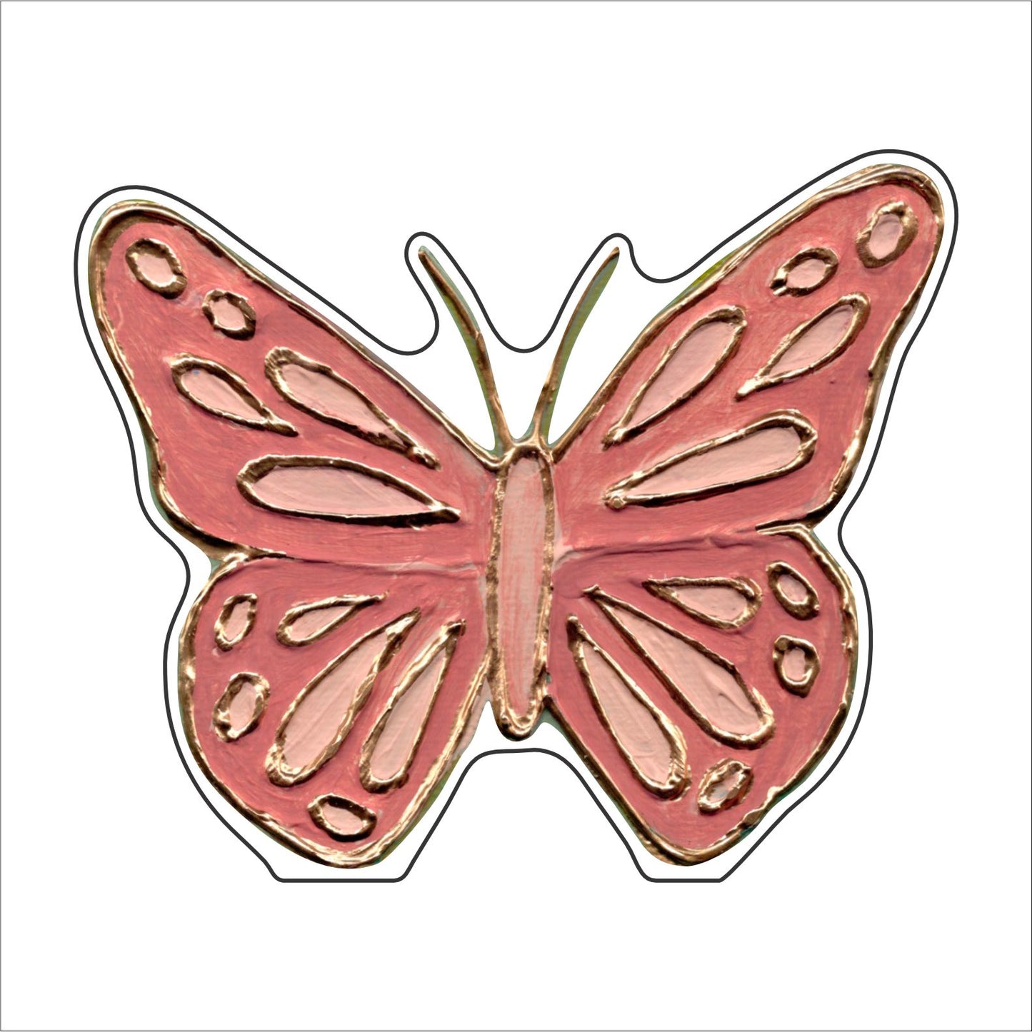 LFA-227 Pink Pink Butterfly Mini | 0.50Acrylic Mini |