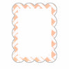 LFA-231 Orange Wicker Photo Frame |  Contour