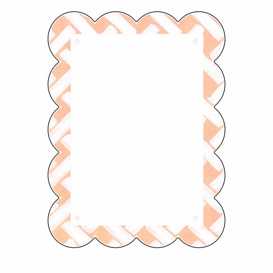 LFA-231 Orange Wicker Photo Frame |  Contour