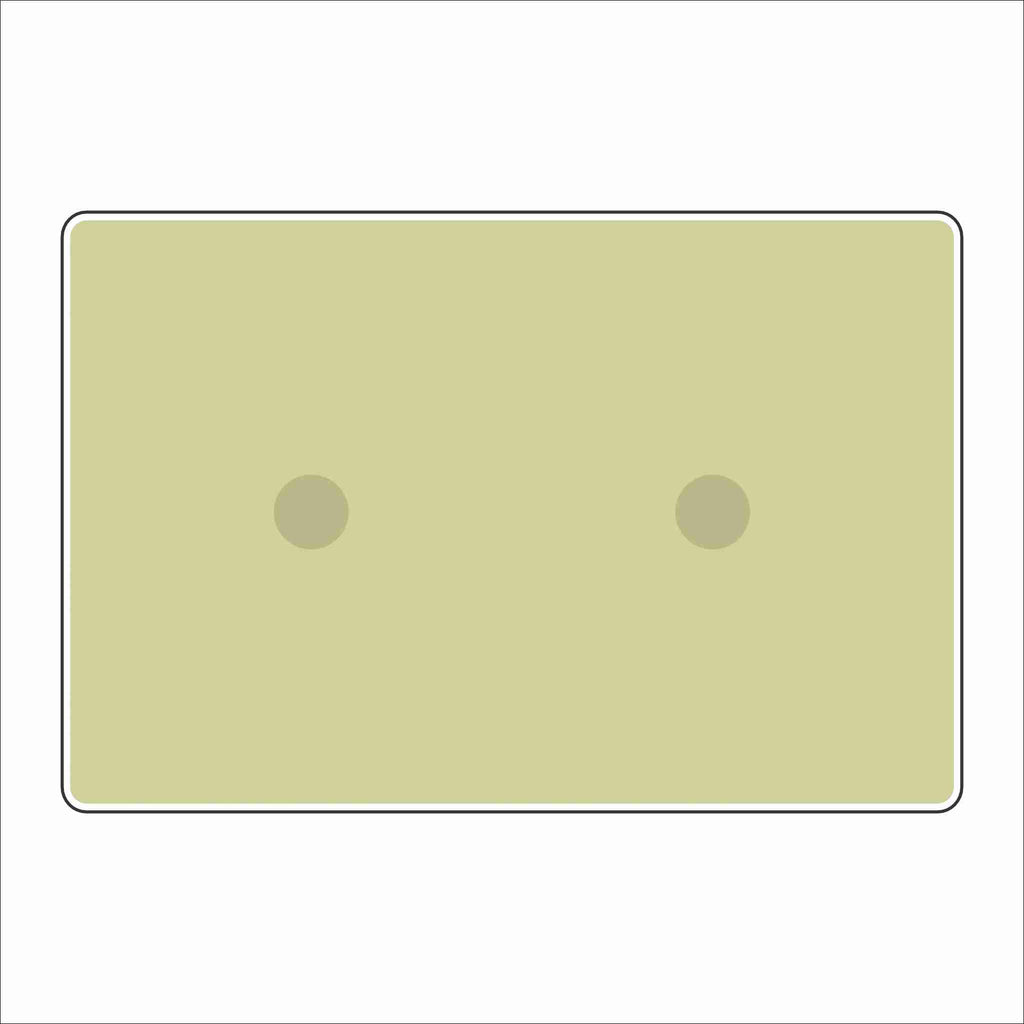 LFA-235 Green Double Charm Base | 4x6 | 0.75Acrylic Charm Base with Steel Discs