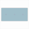 LFA-242 Light Blue Triple Charm Base | 4x8 | 0.75Acrylic Charm Base with Steel Discs