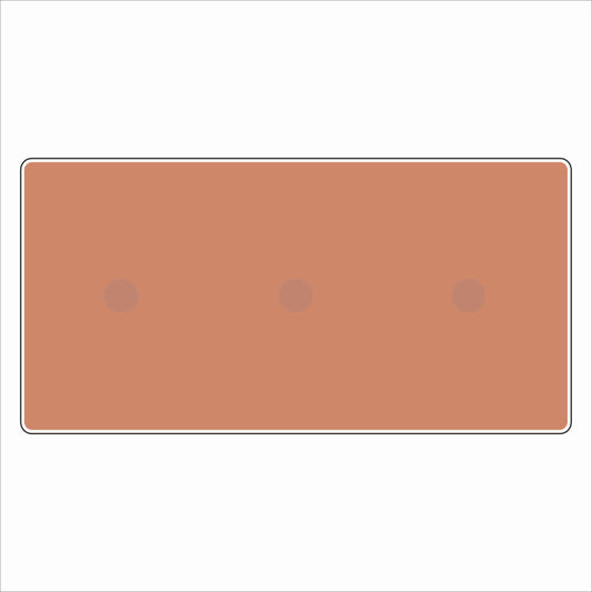 LFA-243 Coral Triple Charm Base | 4x8 | 0.75Acrylic Charm Base with Steel Discs