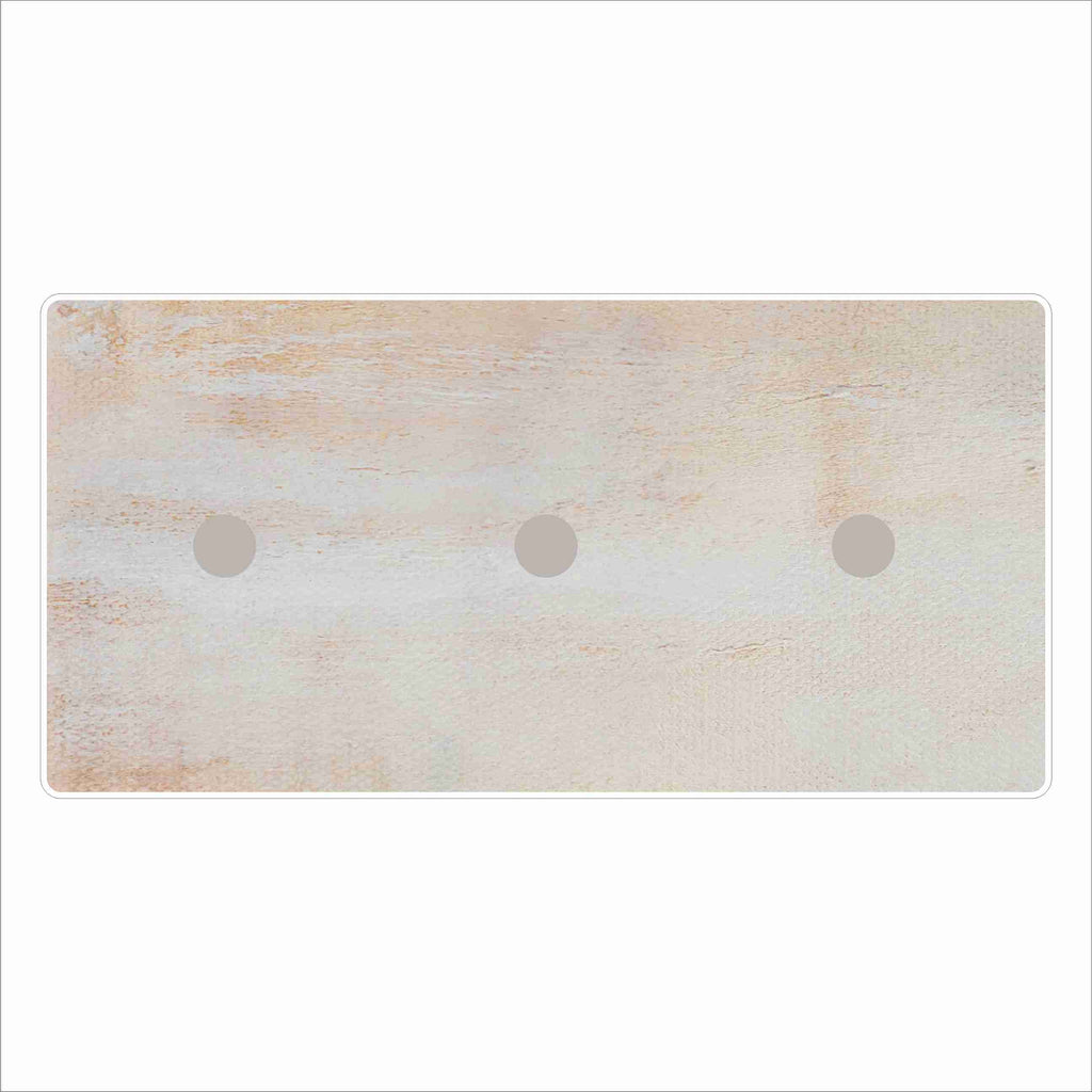 LFA-244 Neutral Triple Charm Base | 4x8 | 0.75Acrylic Charm Base with Steel Discs