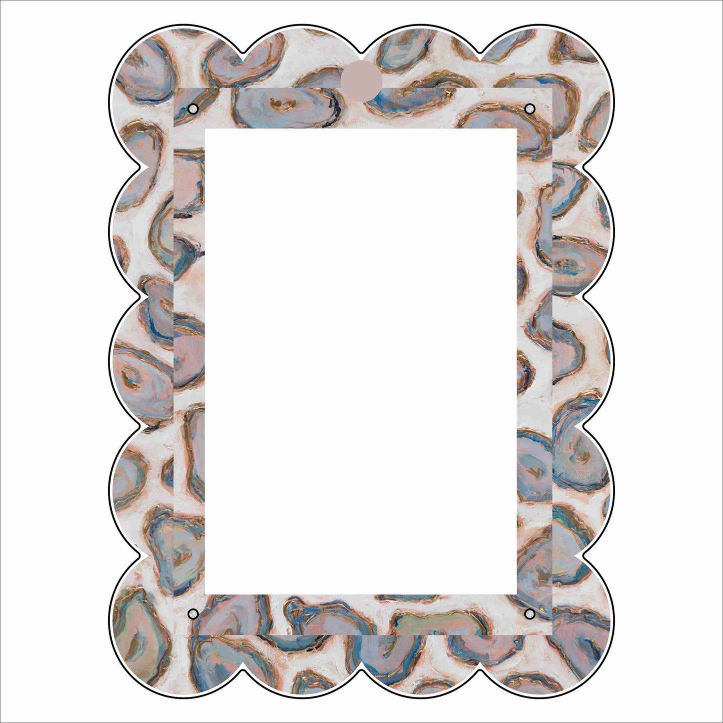 LFA-249 Oyster Portrait Magnet Frame | 0.25Acrylic Picture Frame