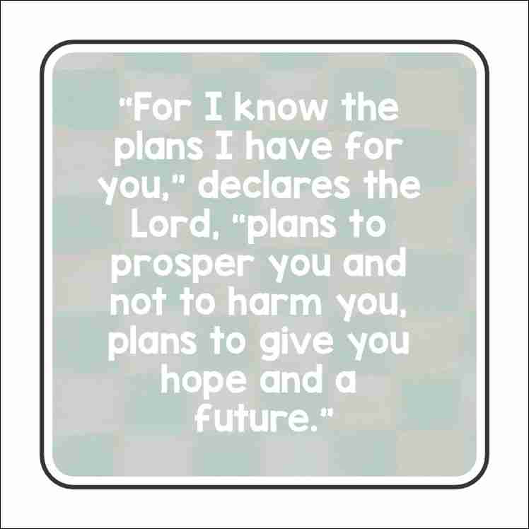 LFA-257 Jeremiah 29:11 Magnet | 0.125Acrylic Magnet