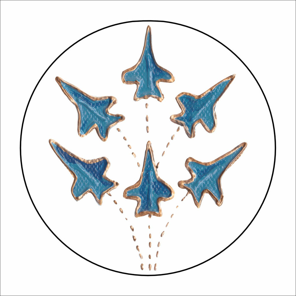 LFA-265 Airplanes Coaster | 0.25Acrylic Coaster with Clear Bumpers | Set of 4