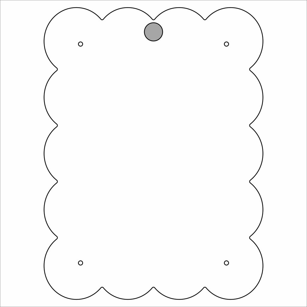 LFA-269 Clear Portrait Magnet Frame | 0.25Acrylic Picture Frame
