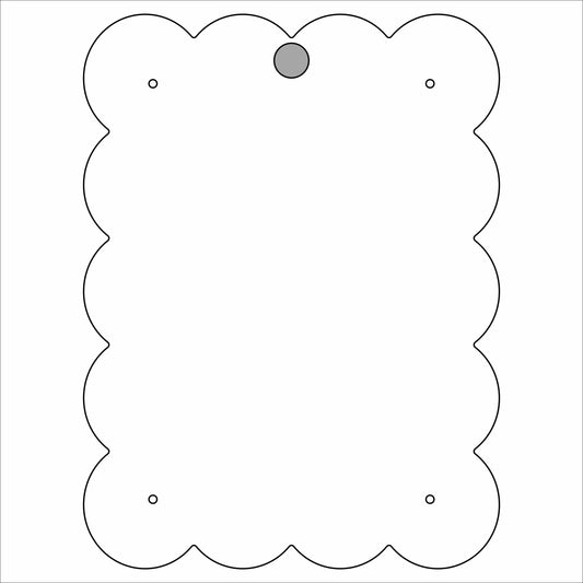 LFA-269 Clear Portrait Magnet Frame | 0.25Acrylic Picture Frame