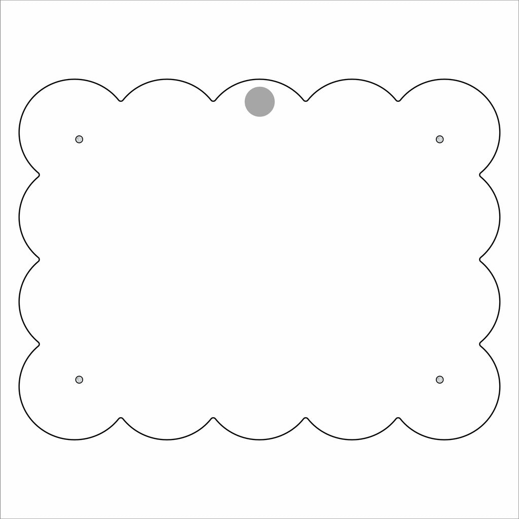LFA-270 Clear Landscape Magnet Frame | 0.25Acrylic Picture Frame