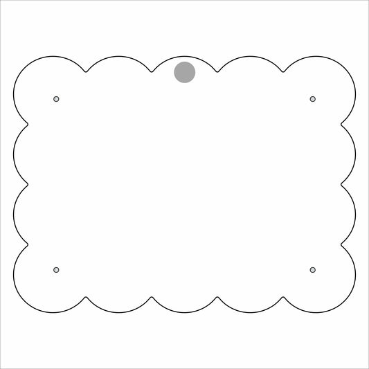 LFA-270 Clear Landscape Magnet Frame | 0.25Acrylic Picture Frame