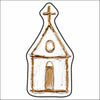 LFA-271 Little White Chapel Magnet | 0.125Acrylic Magnet | Components