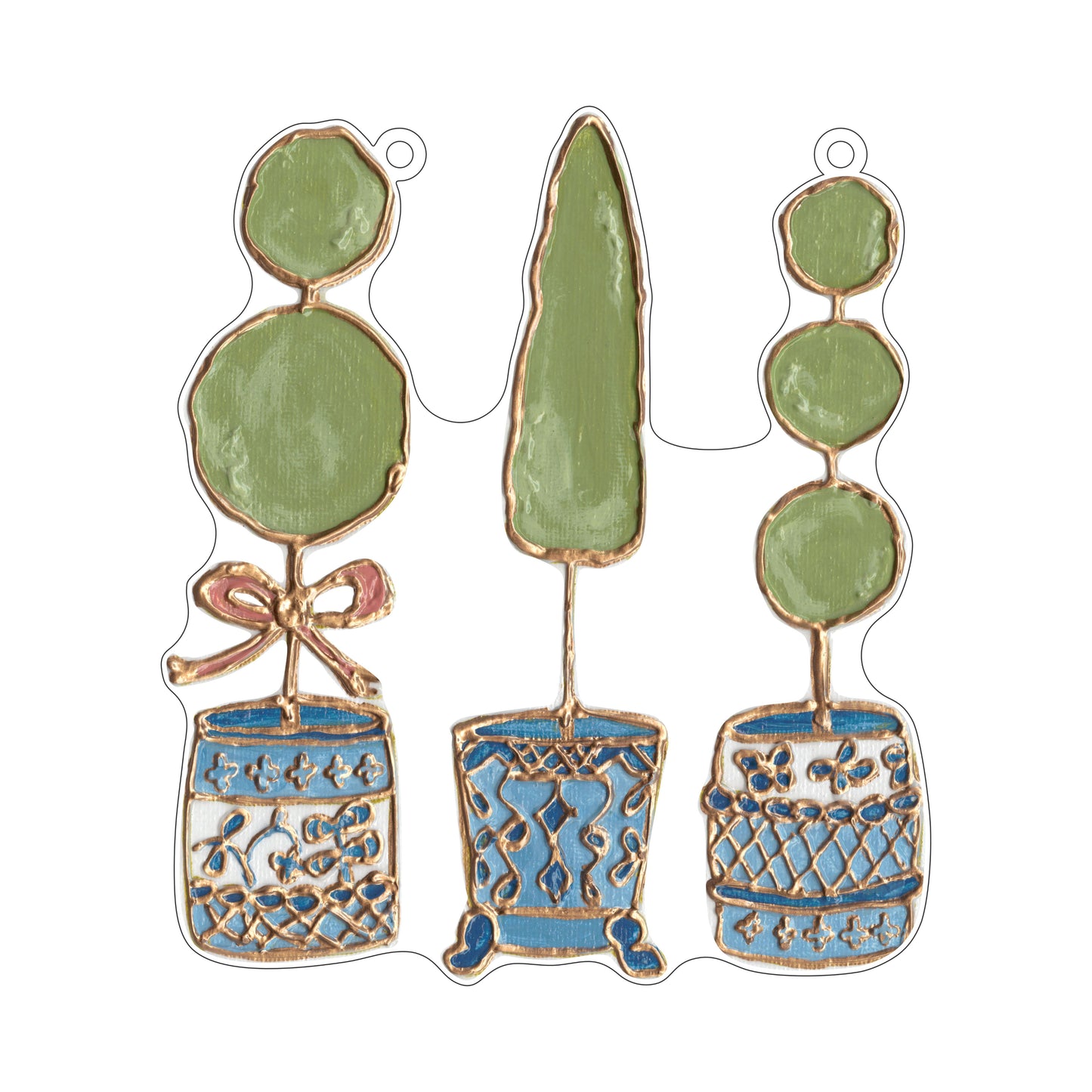 LFA-274 Topiaries Door Charm | 0.125Acrylic Door Hanger