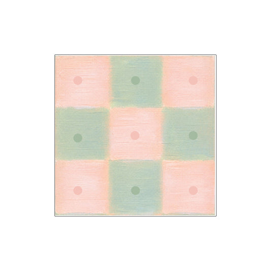 LFA-277 Green & Pink Tic Tac Toe Board | 0.25Acrylic Tic Tac Toe Board
