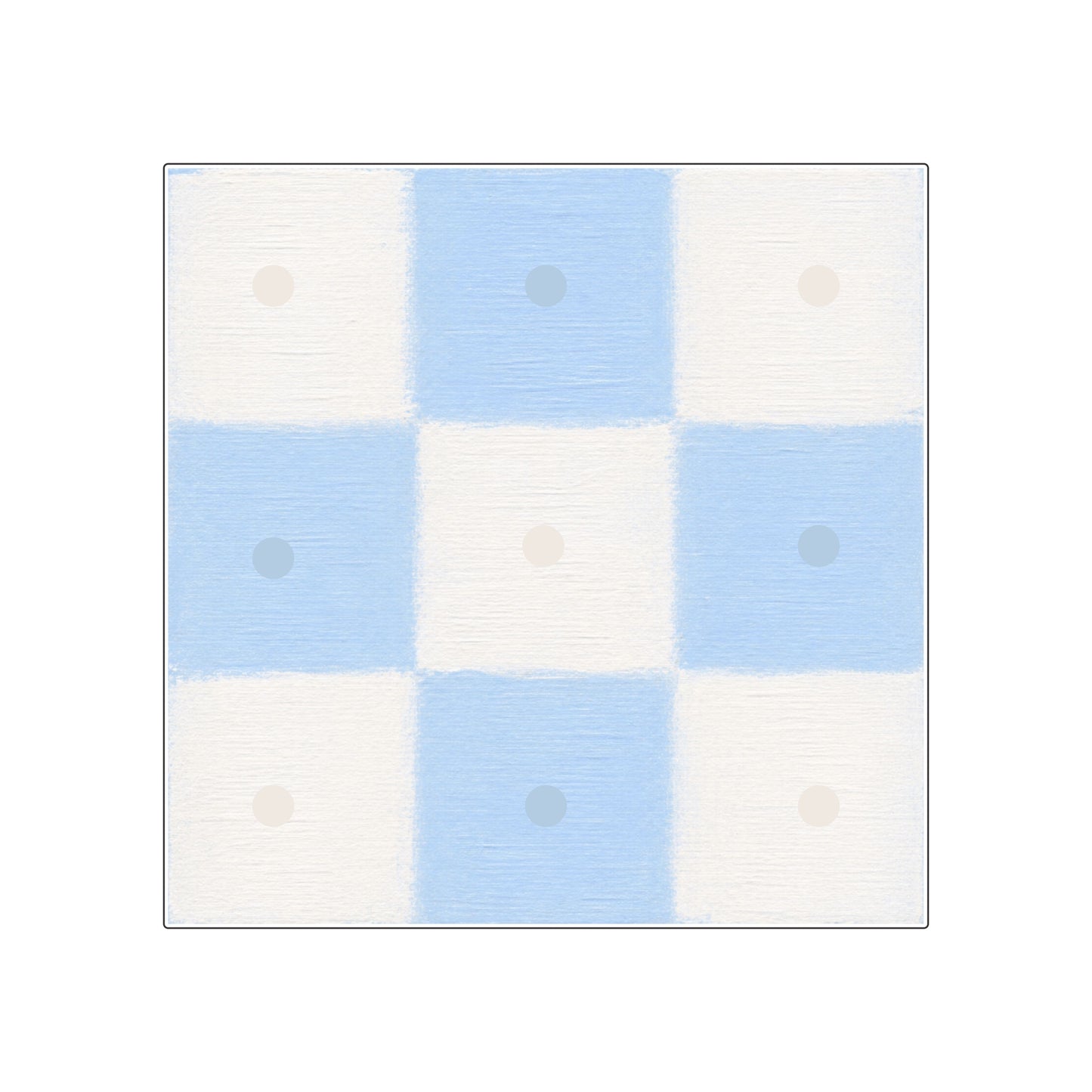 LFA-279 Blue & White Tic Tac Toe Board | 0.25Acrylic Tic Tac Toe Board