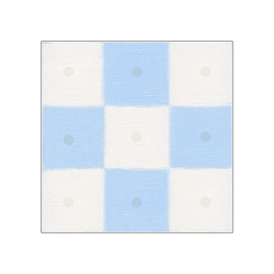 LFA-279 Blue & White Tic Tac Toe Board | 0.25Acrylic Tic Tac Toe Board