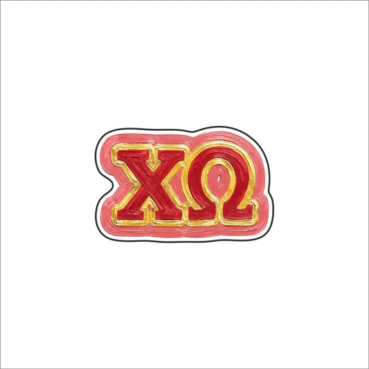 LFA-285 Chi Omega Sorority Magnet | 0.125Acrylic Magnet