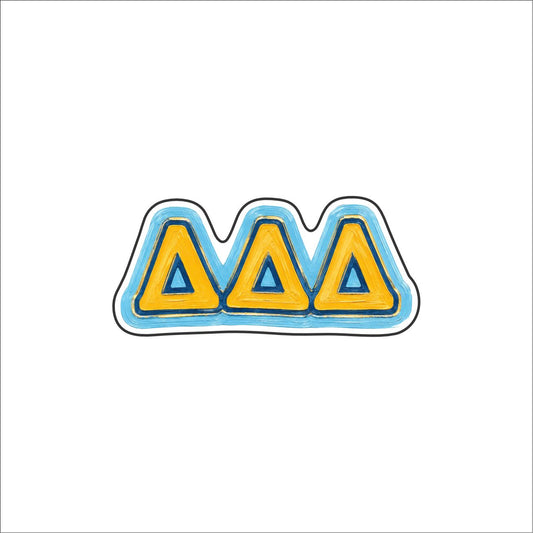 LFA-286 Tri Delta Sorority Magnet | 0.125Acrylic Magnet