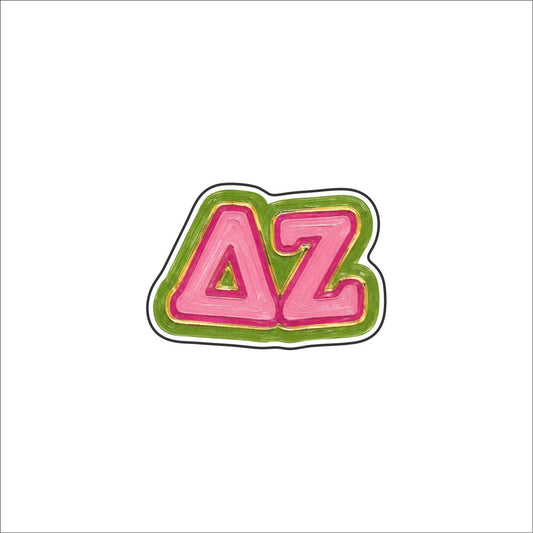 LFA-288 Delta Zeta Sorority Magnet | 0.125Acrylic Magnet